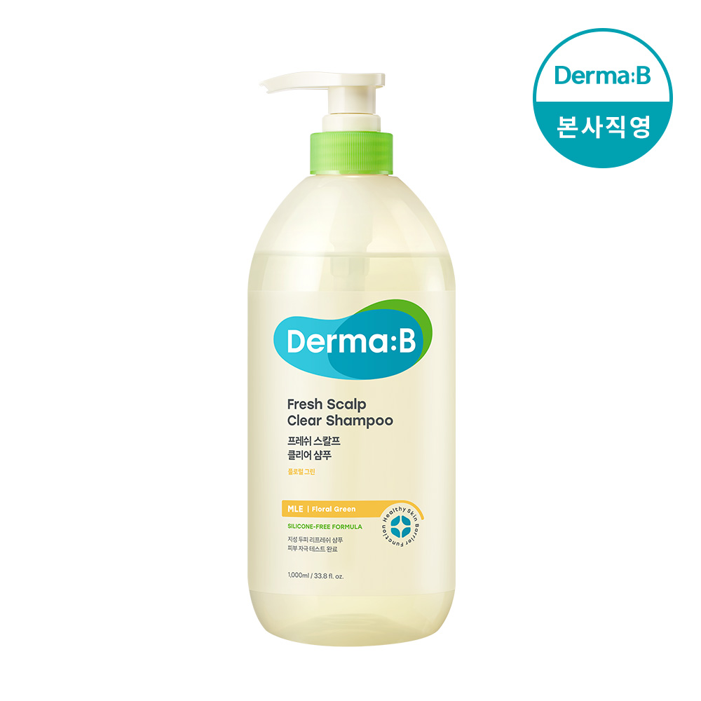 [더마비] 프레쉬 클리어 샴푸 (플로럴그린) 1000ml